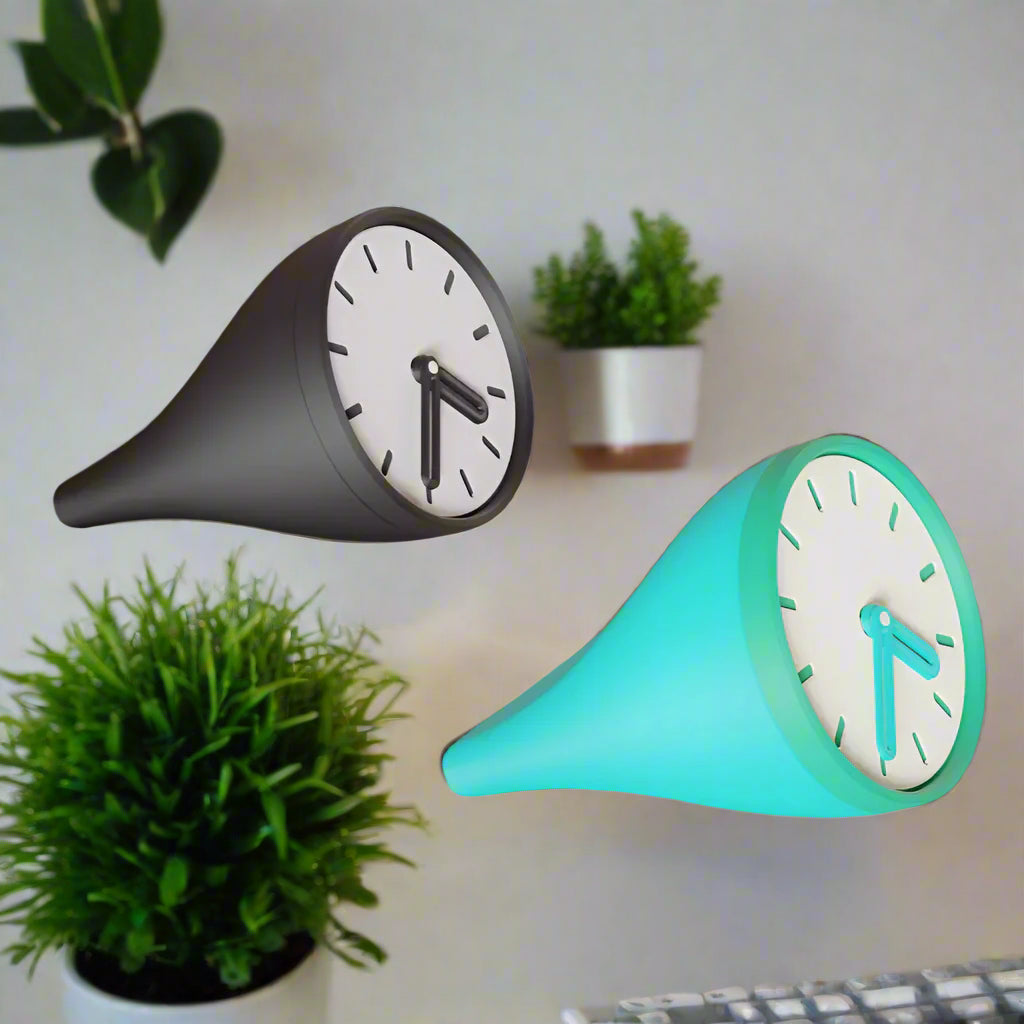 ⏰Sleek Sculptural Desktop Clock – Contemporary Elegance for Your Workspace 3D Printed In Multiple Color Options✨