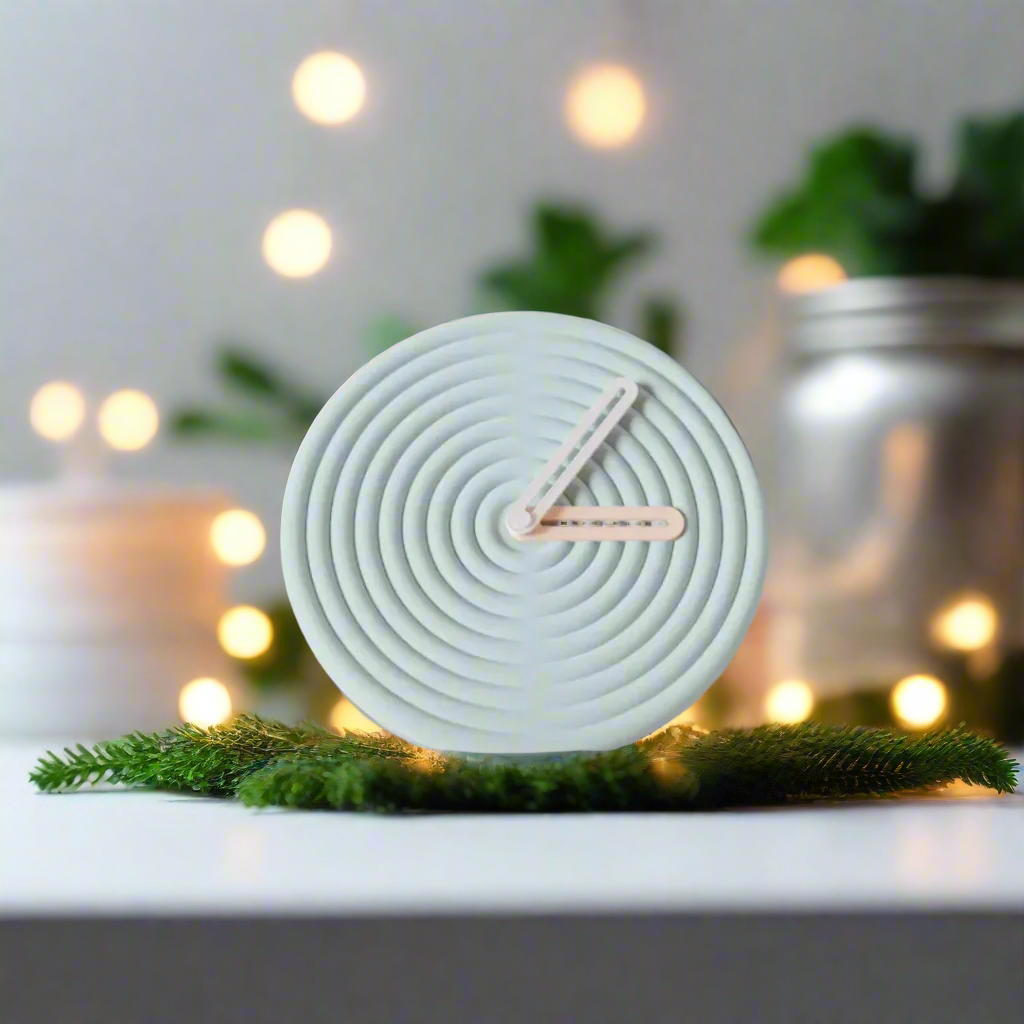 Minimalist Desktop Clock – Sleek Design 3D Printed In Multiple Color Options
