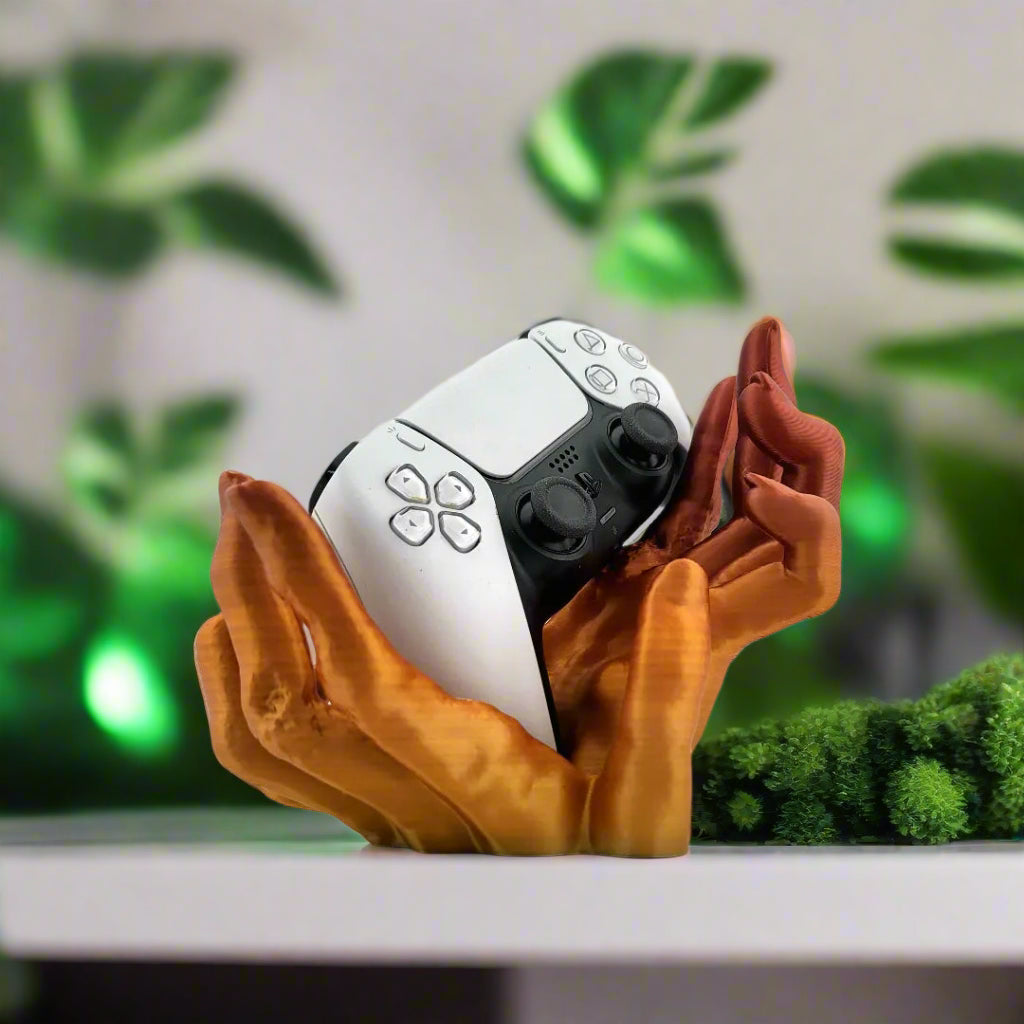 🧟 Zombie Hand PS5 Controller Stand – Creepy & Functional Gaming Decor 3D Printed In Multiple Color Options🎮