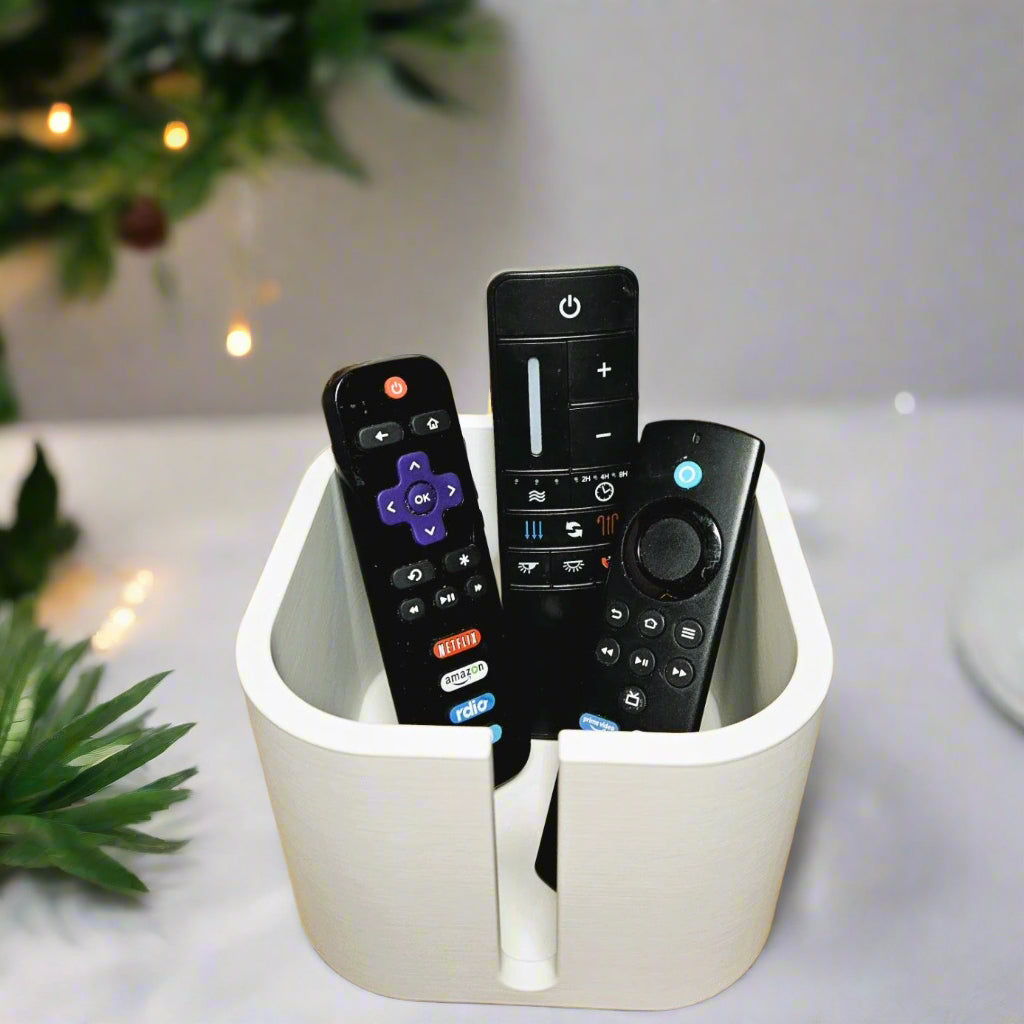 πΊ Modern Remote Control Holder β 3D-Printed Organizer for Multiple Remotes | 50+ Colors | Space-Saving Design