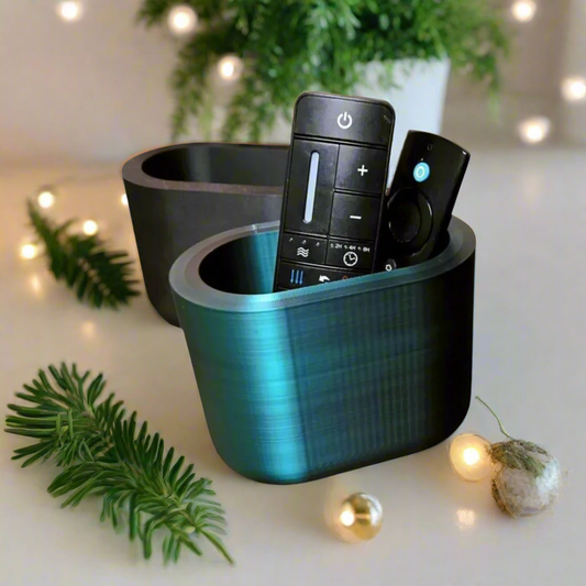 🕹️ Minimalist Remote Holder – Space-Saving Organizer for Modern Living 3D Printed In Multiple Color Options📺