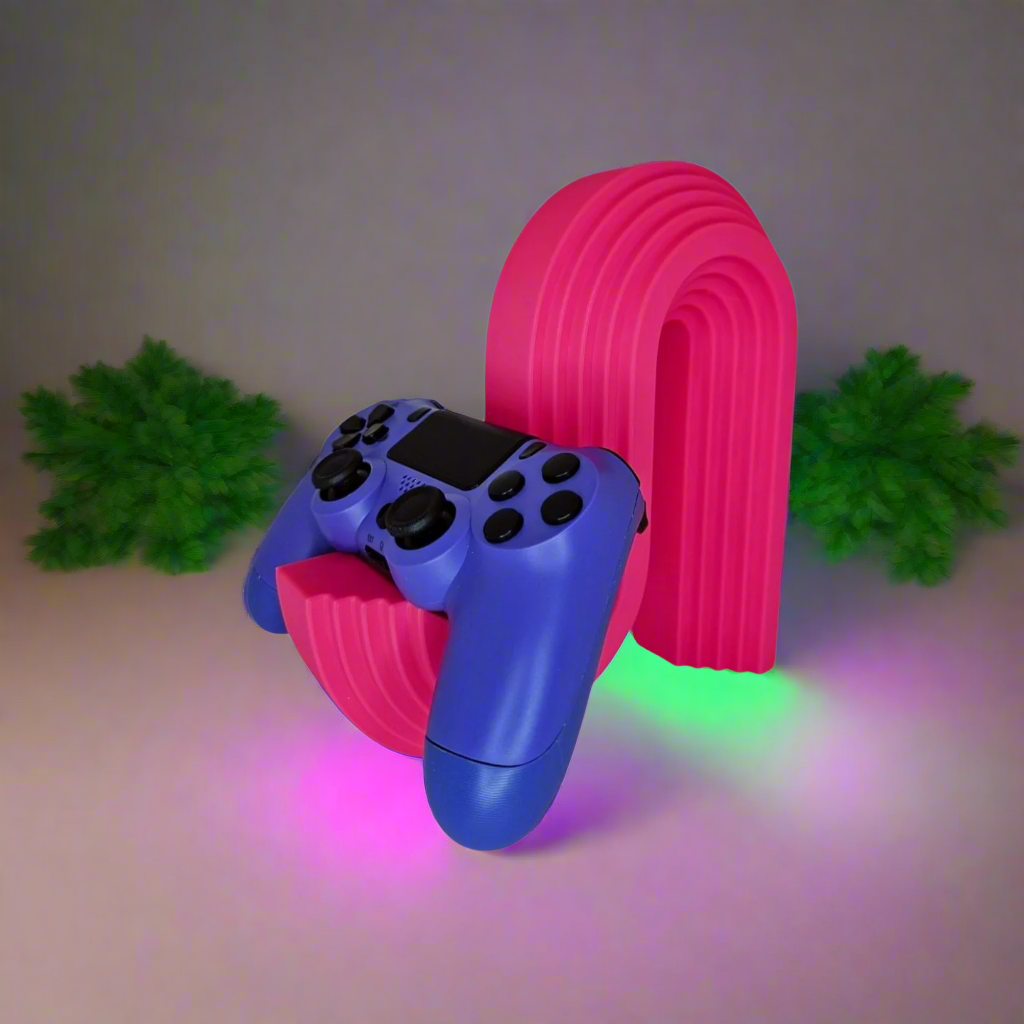 🌊 Modern Wave Controller Stand – Sleek & Versatile Holder 3D Printed In Multiple Color Options🎮