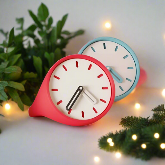 ⏰Sleek Sculptural Desktop Clock – Contemporary Elegance for Your Workspace 3D Printed In Multiple Color Options✨