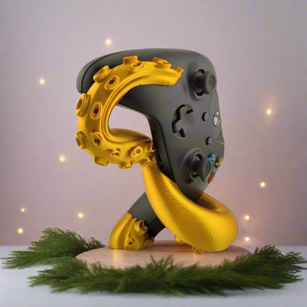 🐙 Tentacle Vertical Xbx Controller Holder – Unique Gaming Stand 3D Printed In Multiple Color Options🎮