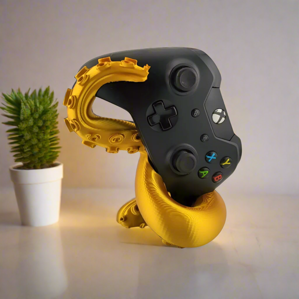 🐙 Tentacle Vertical Xbx Controller Holder – Unique Gaming Stand 3D Printed In Multiple Color Options🎮