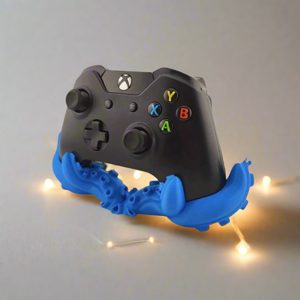 🐙Horizontal Octopus Tentacle Xbx Controller Stand – Unique Gaming Display 3D Printed In Multiple Color Options