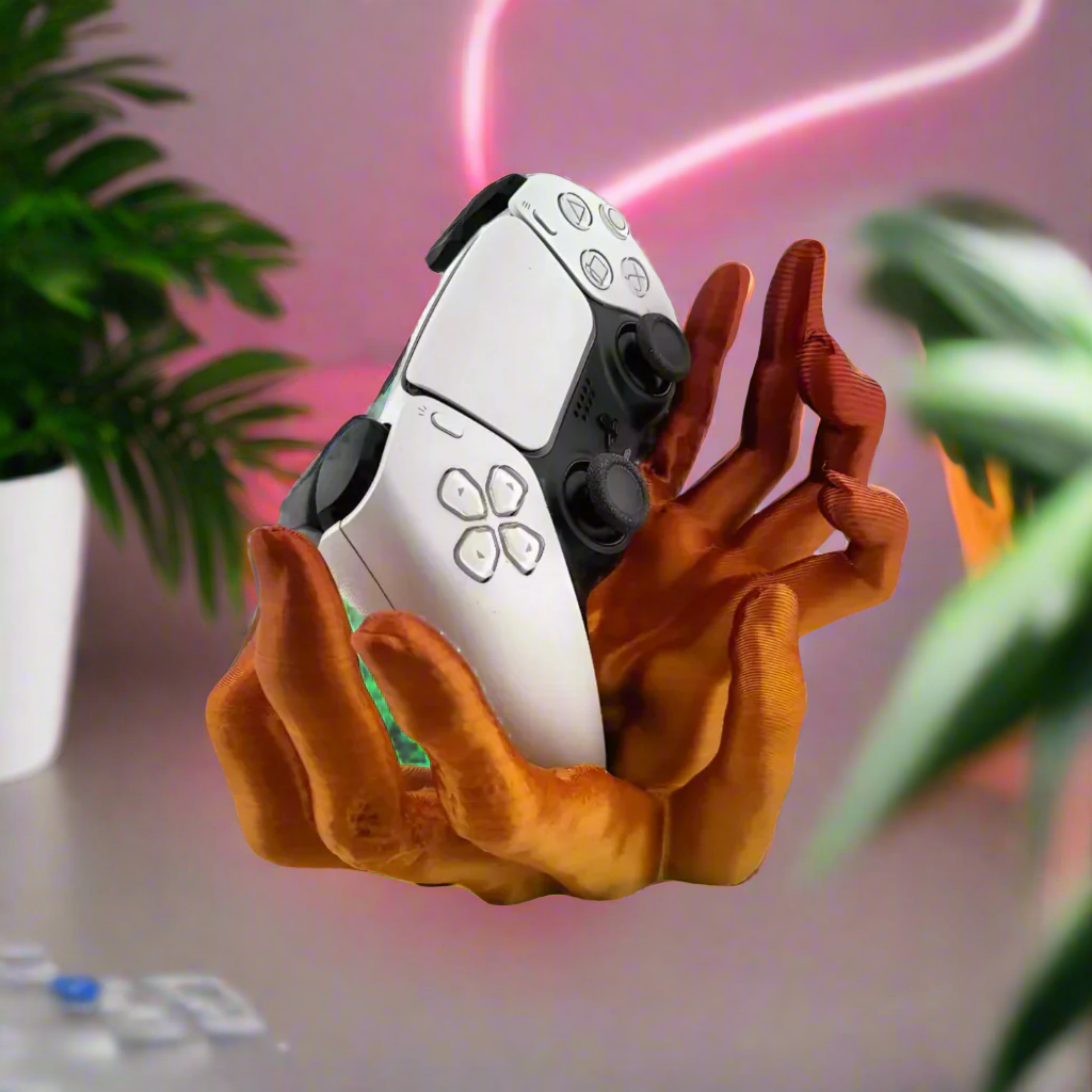 🧟 Zombie Hand PS5 Controller Stand – Creepy & Functional Gaming Decor 3D Printed In Multiple Color Options🎮