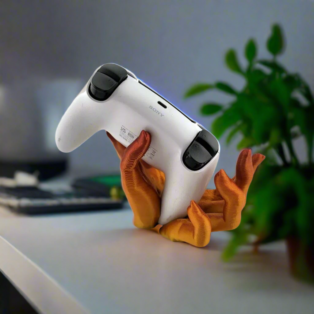🧟 Zombie Hand PS5 Controller Stand – Creepy & Functional Gaming Decor 3D Printed In Multiple Color Options🎮