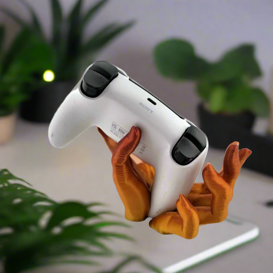 🧟 Zombie Hand PS5 Controller Stand – Creepy & Functional Gaming Decor 3D Printed In Multiple Color Options🎮