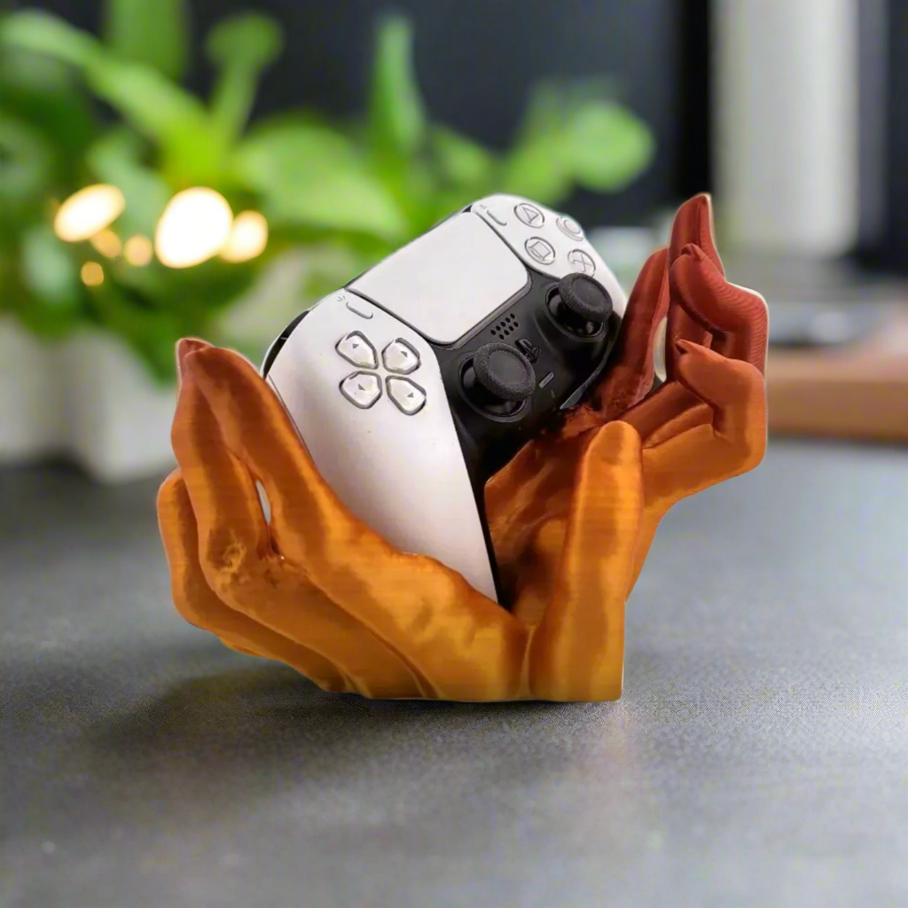 🧟 Zombie Hand PS5 Controller Stand – Creepy & Functional Gaming Decor 3D Printed In Multiple Color Options🎮
