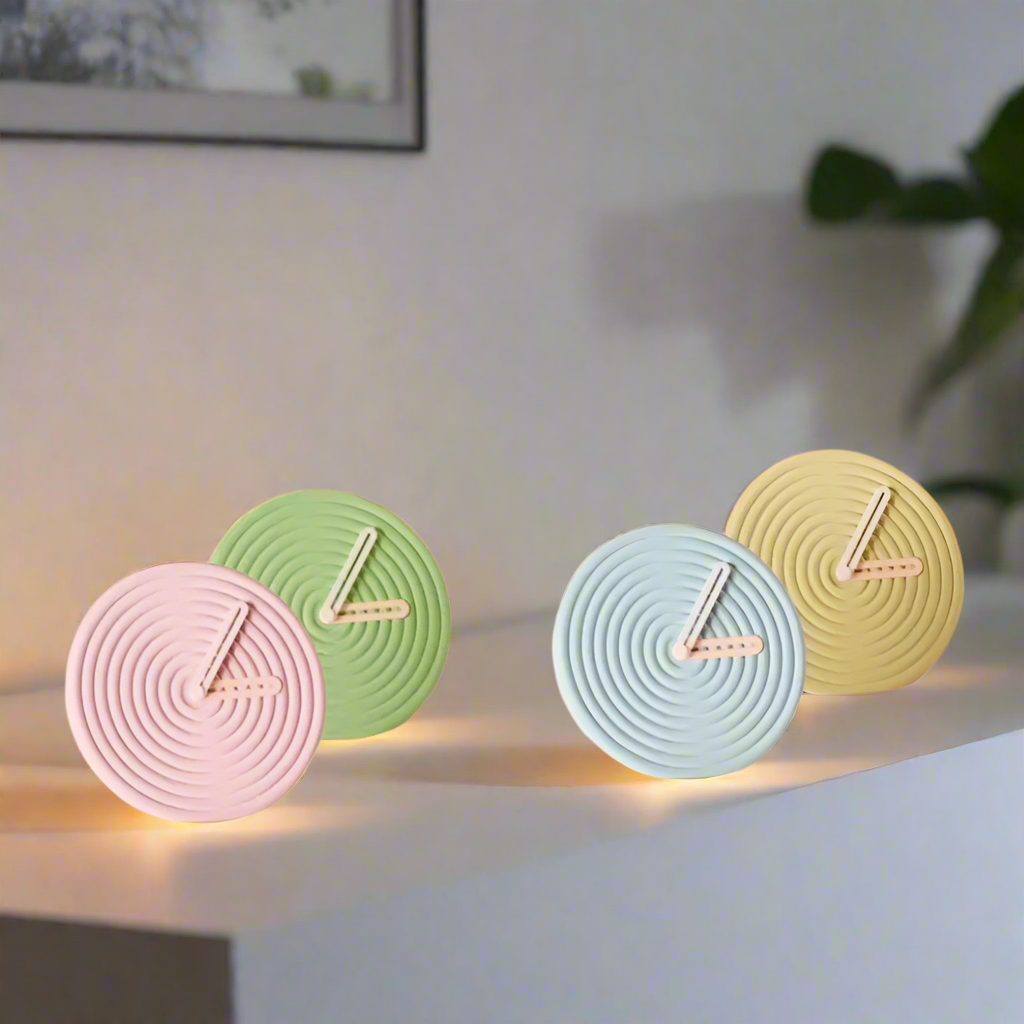 Minimalist Desktop Clock – Sleek Design 3D Printed In Multiple Color Options