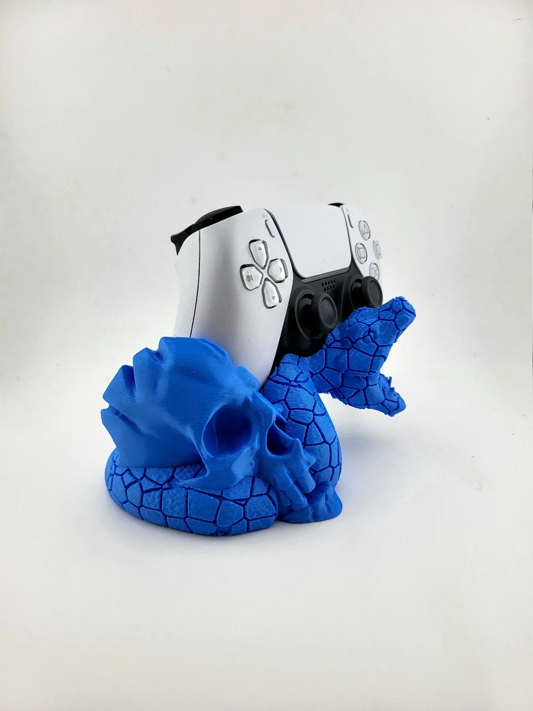 🐍 Snake Skull PS5 Controller Stand – Bold & Gothic Gaming Display 3D Printed In Multiple Color Options🎮