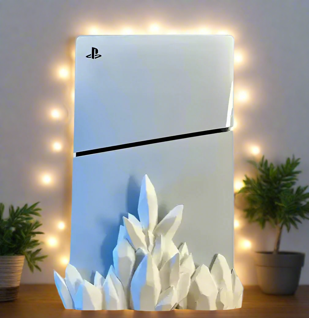🎮 Crystal Dock for PS5 Slim Digital Edition – Sleek Support, Crystal-Clear Style