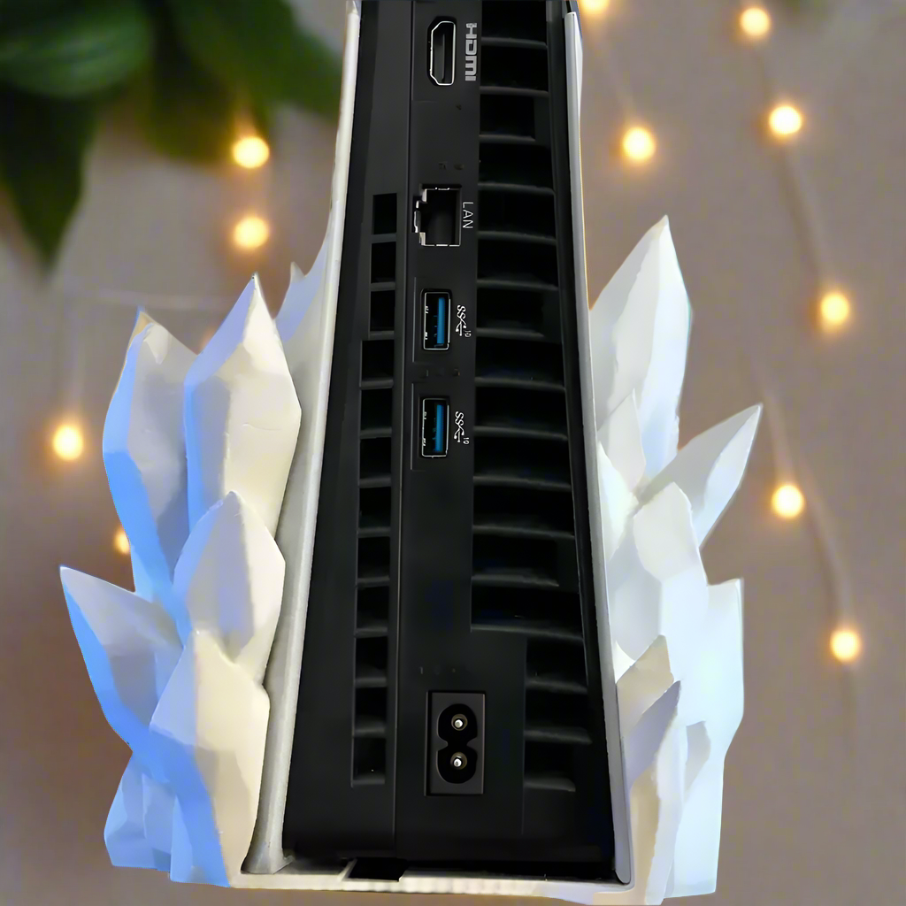 🎮 Crystal Dock for PS5 Slim Digital Edition – Sleek Support, Crystal-Clear Style