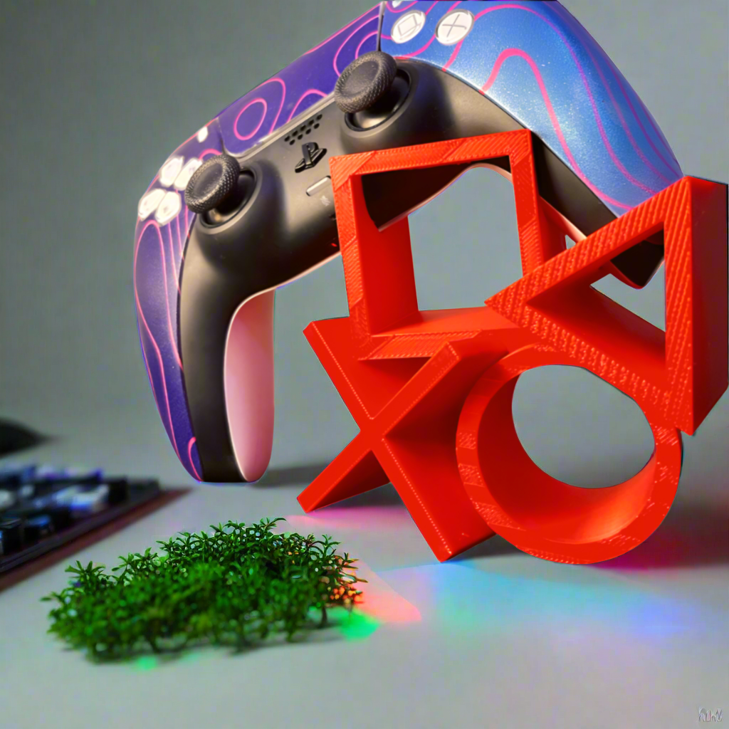 🎮 PS5 PS Shapes Controller Stand – Celebrate in Style 3D Printed In Multiple Color Options🎮