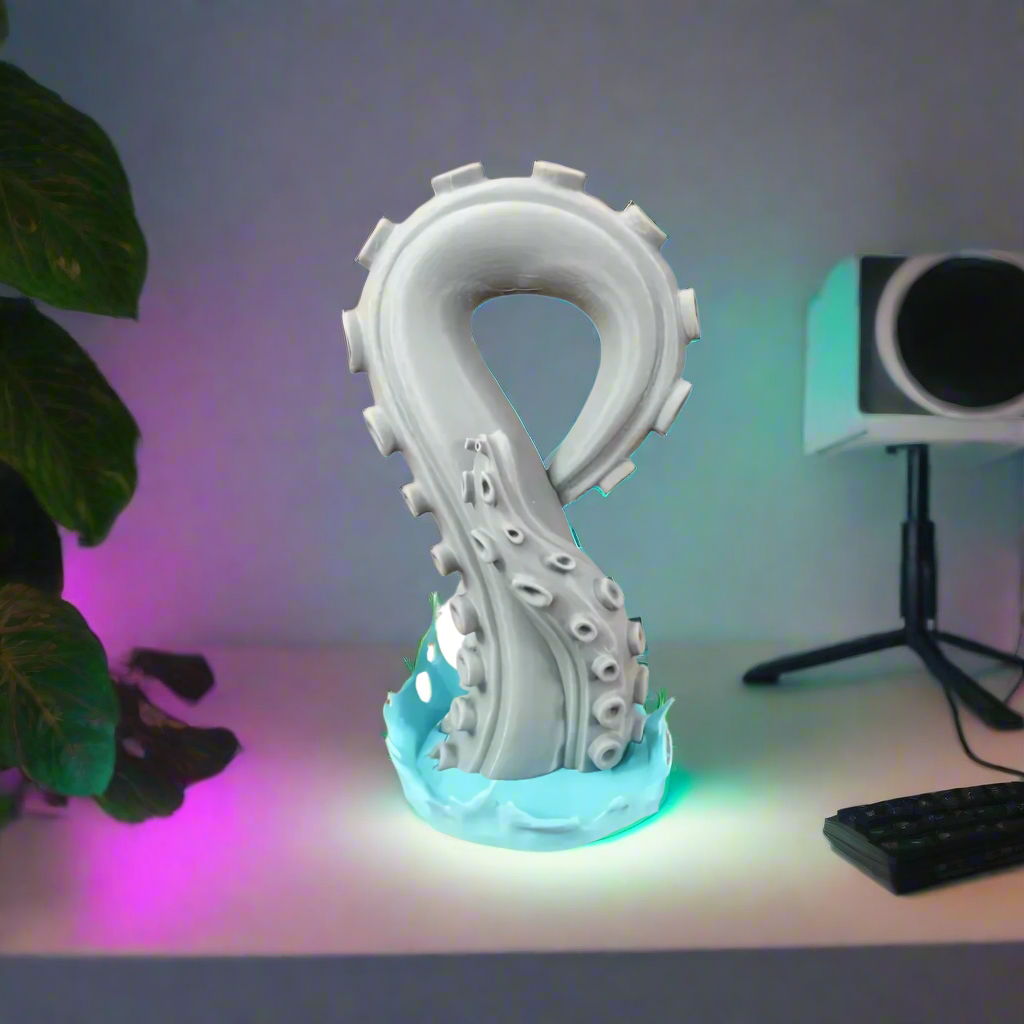 🌊 Ocean’s Embrace Headphone Stand | Geeky Desk Treasure | One-of-a-Kind Organizer In Multiple Color Options 🎧🐚