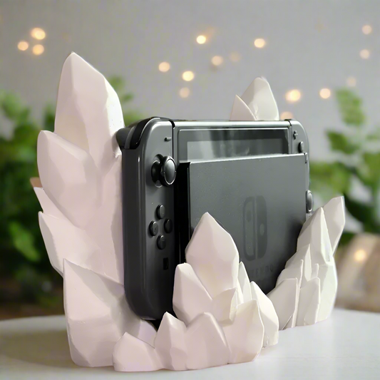 💎 Crystal Dock – Magical Stand for Switch Original 3D Printed In Multiple Color Options🎮