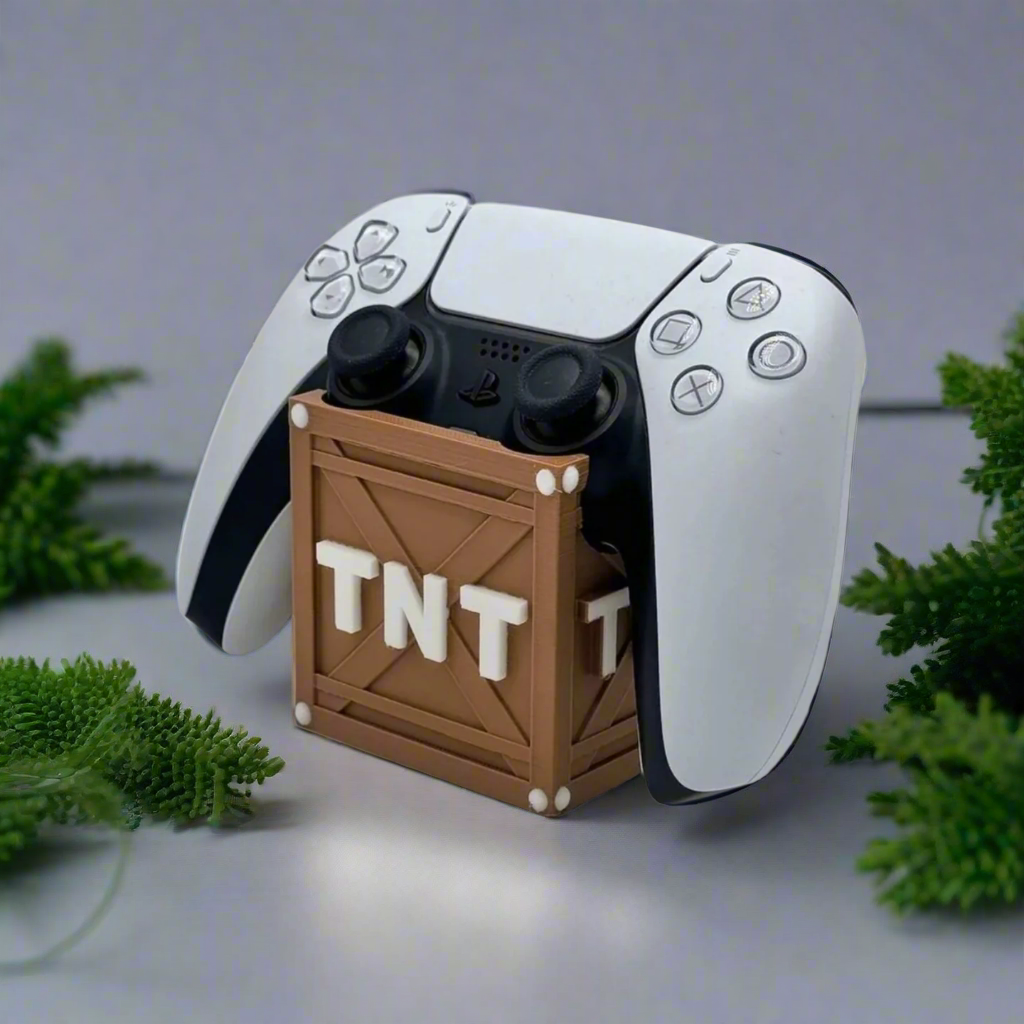💥 Crash TNT Controller Holder – Explosive Fun for Your Gaming Setup 3D Printed In Multiple Color Options🎮