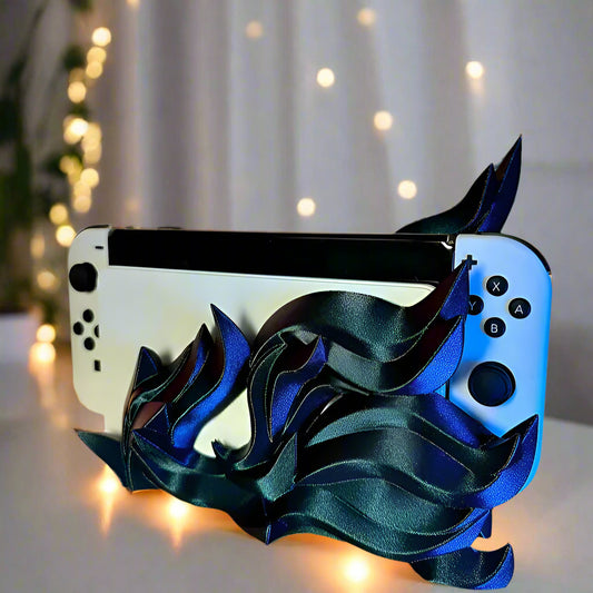 🔥 Flame Dock – Bold & Stylish Stand for Switch 3D Printed In Multiple Color Options🎮