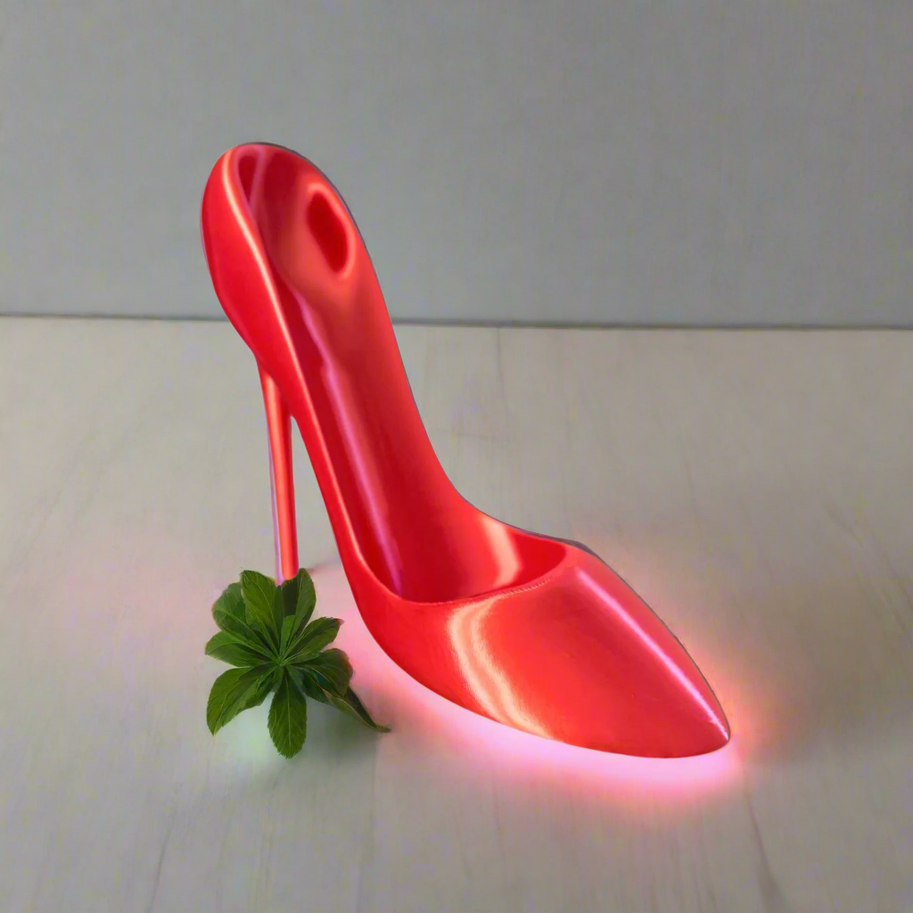 Stiletto Wine Bottle Holder – Chic and Glamorous Wine Display 3D Printed In Multiple Color Options