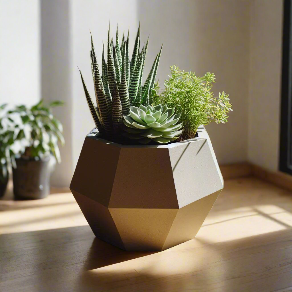✨ Geometric Succulent Planter – Modern Octagonal Home Decor | Eco-Chic Design 3D Printed In Multiple Color Options 🌵