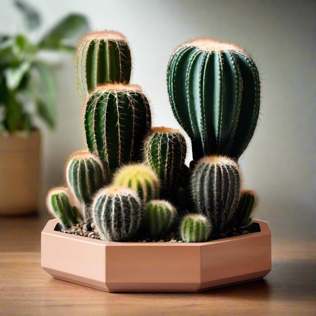 🌵 Octagonal Cacti Planter – Geometric Succulent Home | Custom Colors | Modern Elegance 3D Printed In Multiple Color Options✨