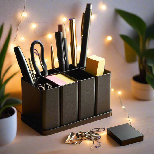 🗃️ Modern Multi-Compartment Office Organizer – Sleek Desk Storage for Maximum Efficiency 3D Printed In Multiple Color Options✏️✨