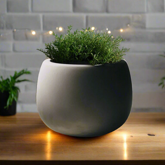 πΏ Minimalist Succulent Planter β Sleek Modern Design for Stylish Greenery 3D Printed In Multiple Color Options
