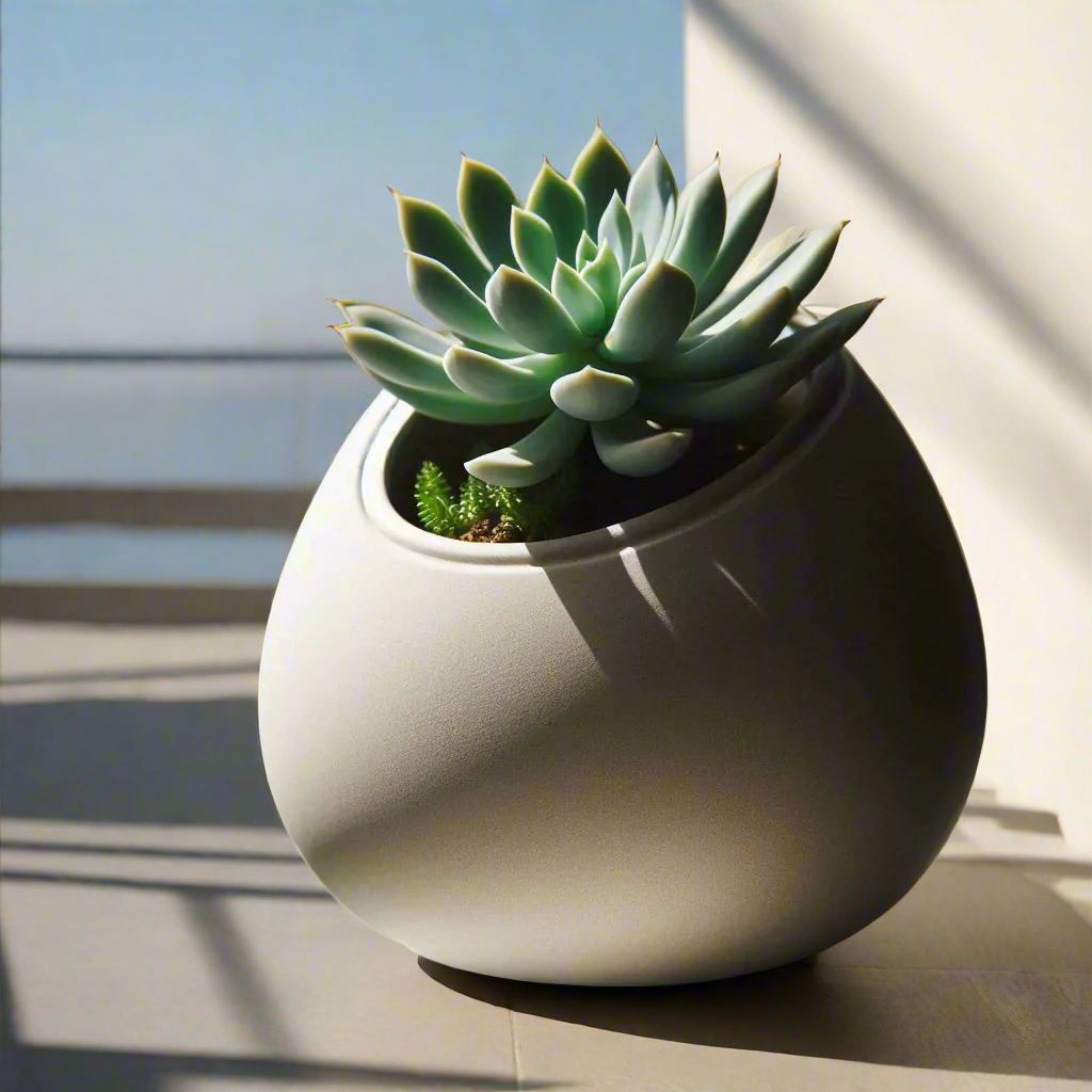 🥚 Egg-Shaped Succulent Planter – Modern 3D-Printed Home Decor | Minimalist Elegance 3D Printed In Multiple Color Options🌵✨