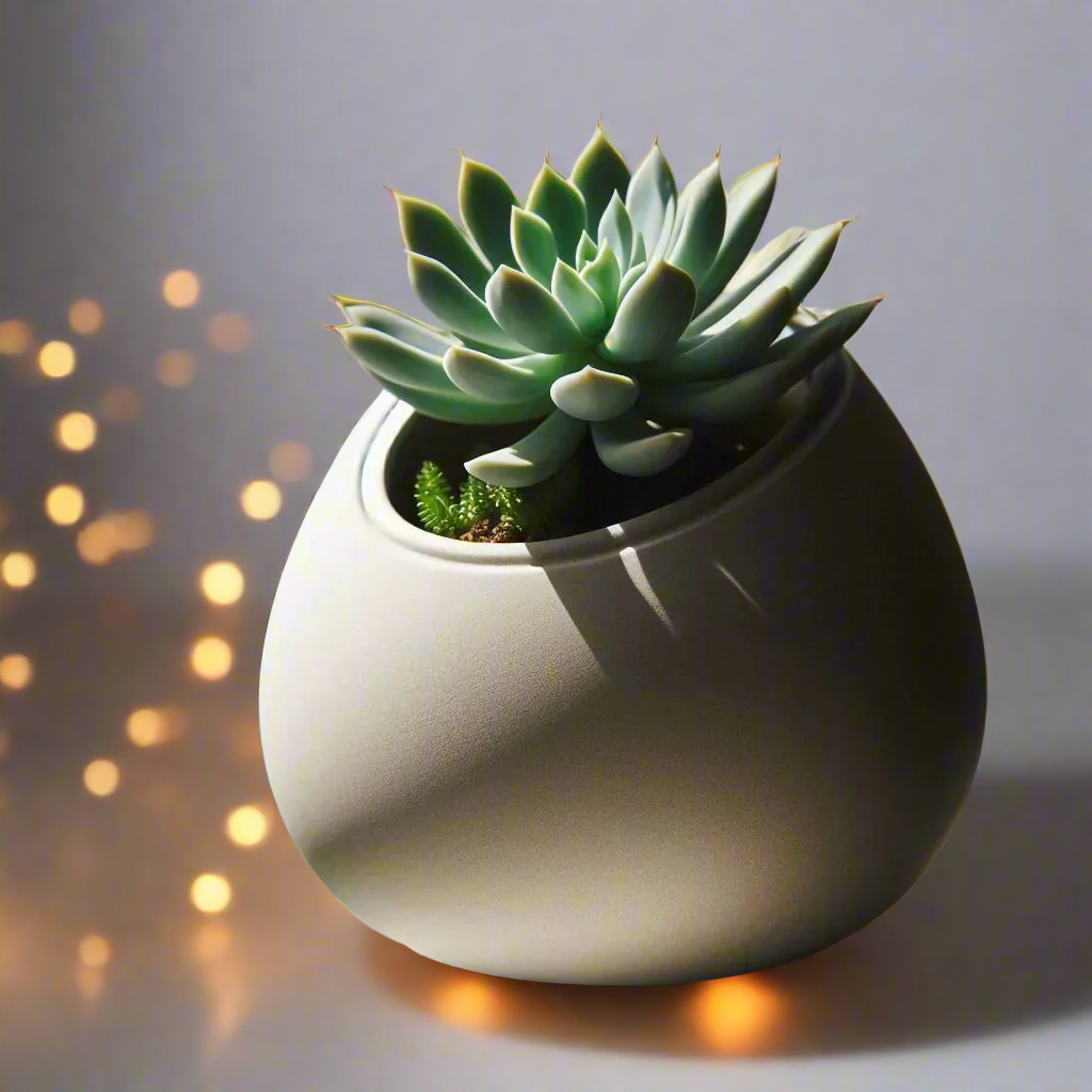 🥚 Egg-Shaped Succulent Planter – Modern 3D-Printed Home Decor | Minimalist Elegance 3D Printed In Multiple Color Options🌵✨