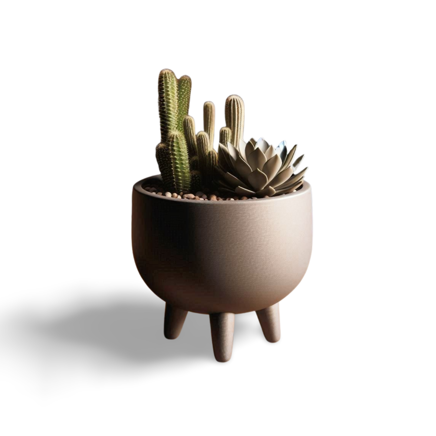 🌿 Mid-Century Modern Planter – Retro Small-Space Style 3D Printed In Multiple Color Options✨