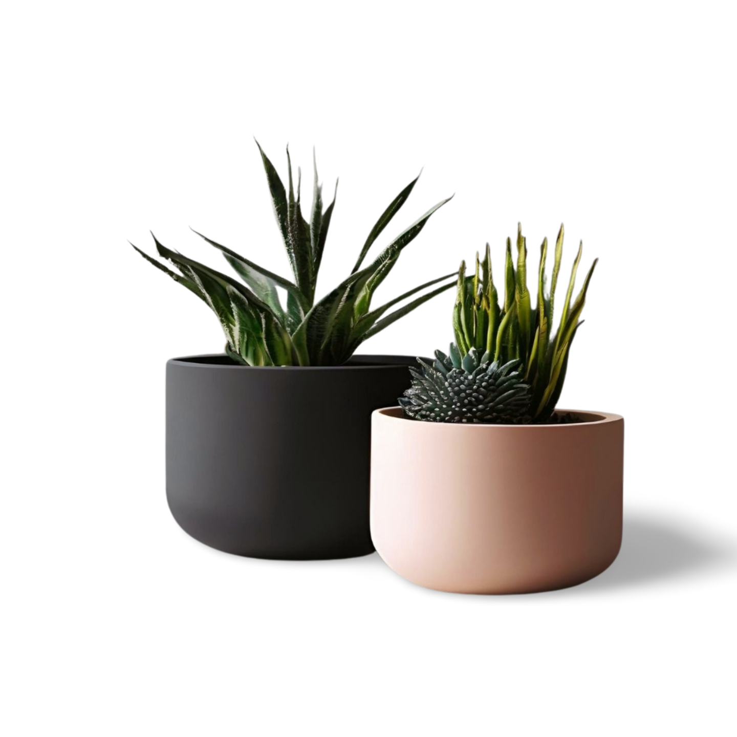 πΏ Minimalist Round Planter Set β Modern Style for Your Indoor Garden 3D Printed In Multiple Color Options