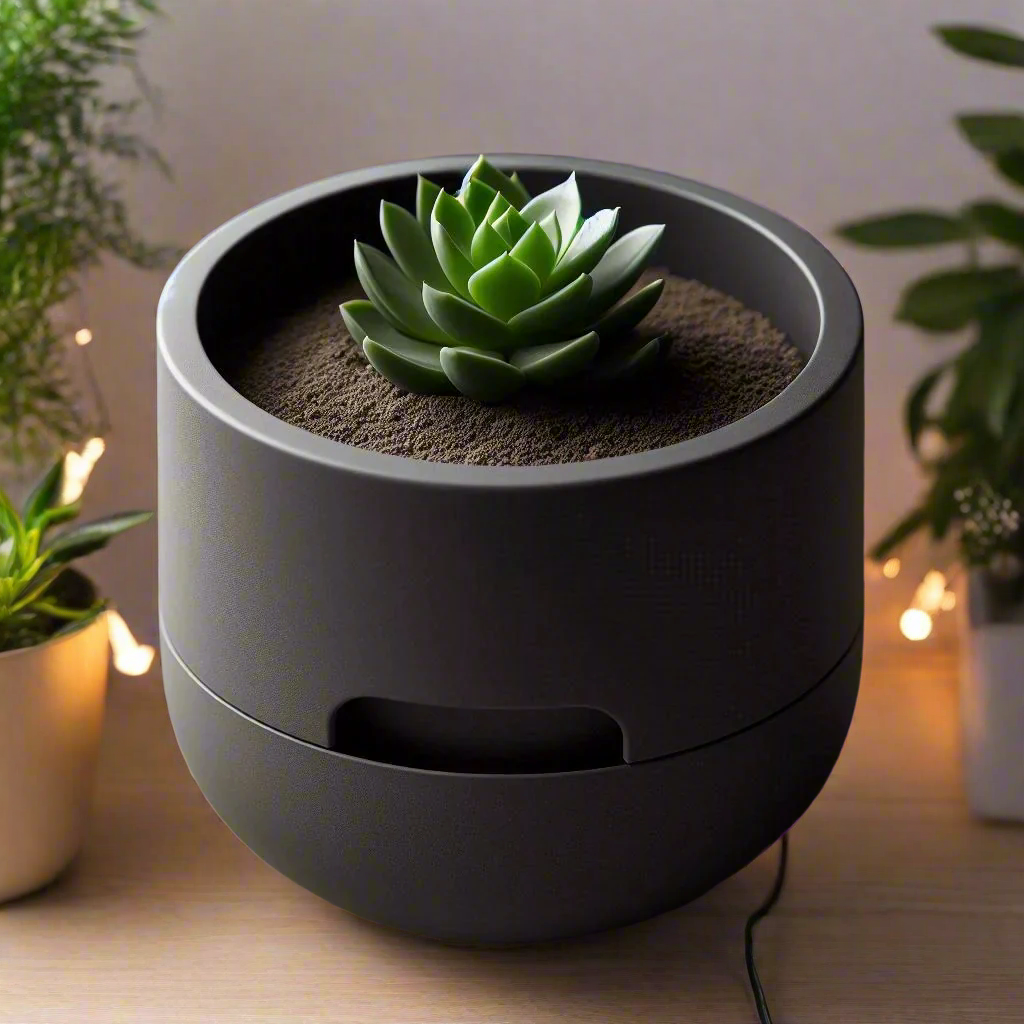 🌱Self-Watering Succulent Planter For Effortless Plant Care💧In Multiple Color Options And 3D Printed