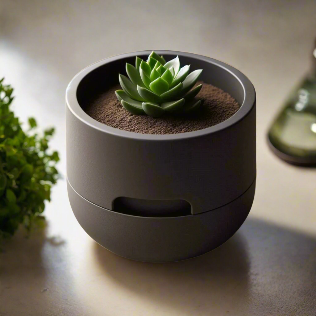 🌱Self-Watering Succulent Planter For Effortless Plant Care💧In Multiple Color Options And 3D Printed