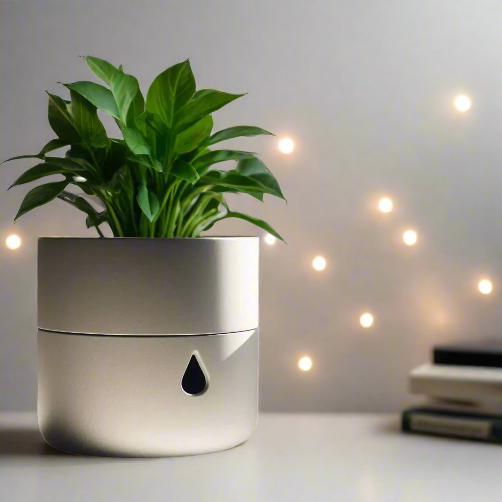 πΏ Dropster Self-Watering Planter β Effortless Style for Thriving Plants 3D Printed In Multiple Color Options