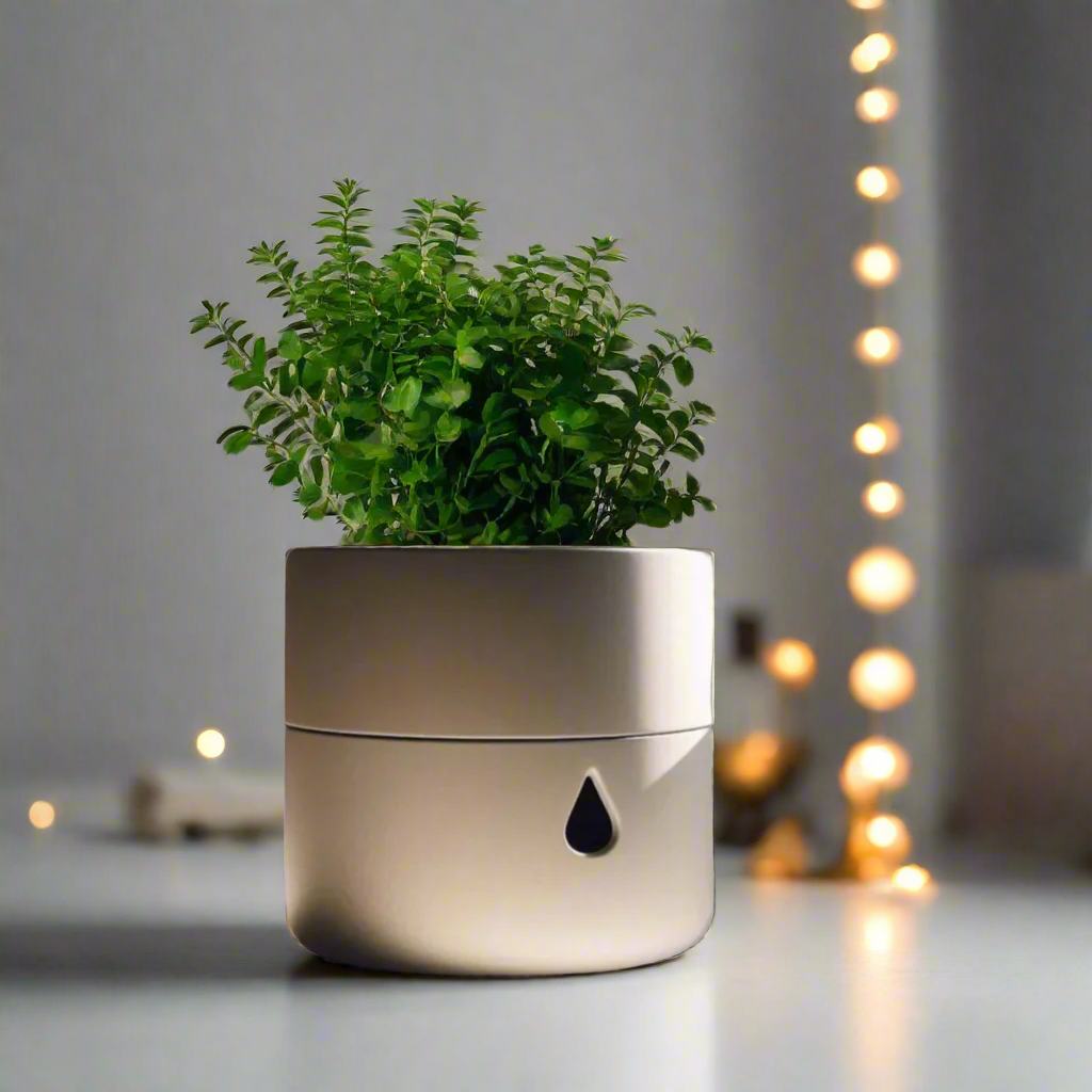 πΏ Dropster Self-Watering Planter β Effortless Style for Thriving Plants 3D Printed In Multiple Color Options