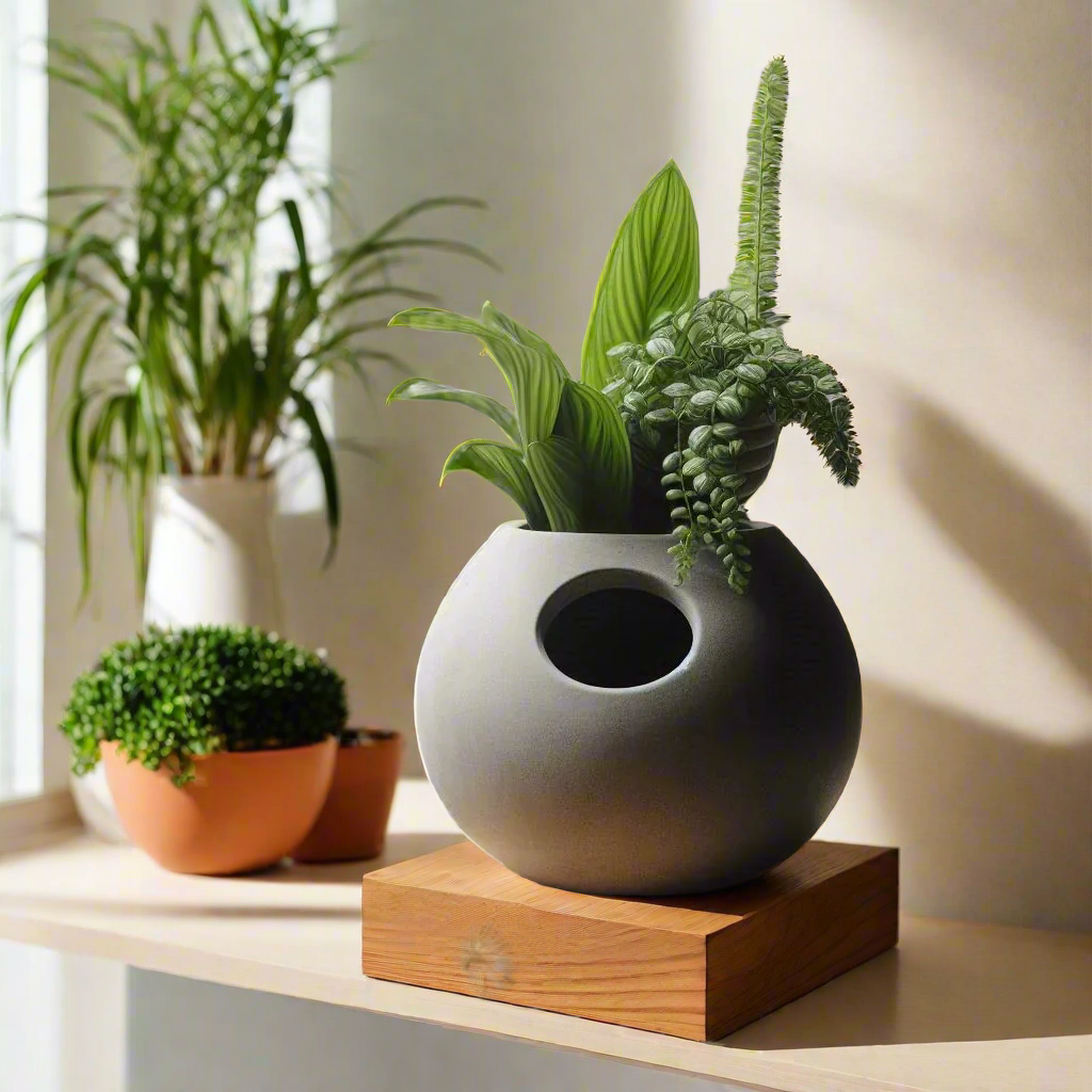 🌿 Stylish Self-Watering Plant Pot – Smart 3D-Printed Planter 3D Printed In Multiple Color Options