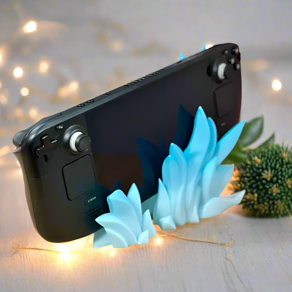 ๐ฅ Flame Steam Deck Dock โ Bold & Stylish Holder for Your Steam Deck 3D Printed In Multiple Color Options ๐ฎ