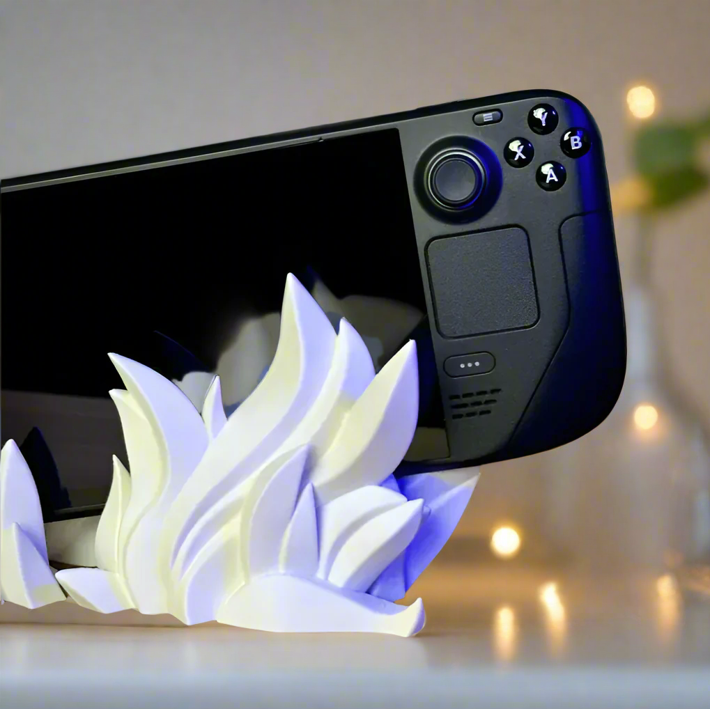๐ฅ Flame Steam Deck Dock โ Bold & Stylish Holder for Your Steam Deck 3D Printed In Multiple Color Options ๐ฎ
