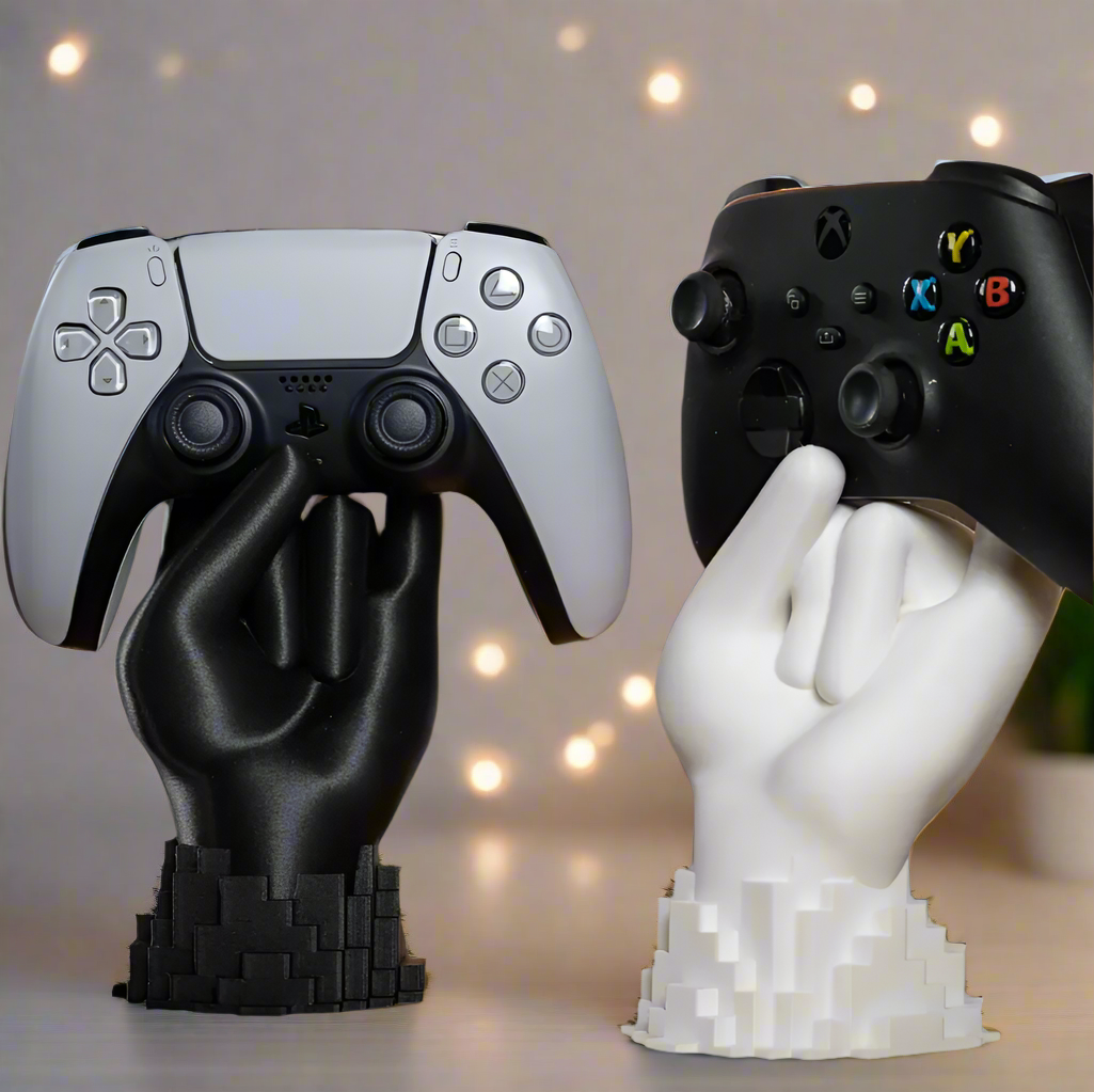 🎮 Controller Stand MK.I – Stylish Holder for PS5, Xbx, & Switch Pro & Others 3D Printed In Multiple Color Options 🎮