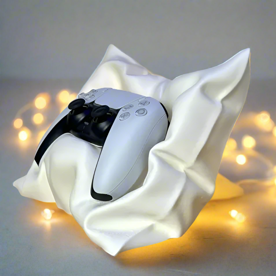 🛋️ PS5 & PS4 Controller Pillow – Luxurious Resting Place for Your Controller 3D Printed In Multiple Color Options🎮