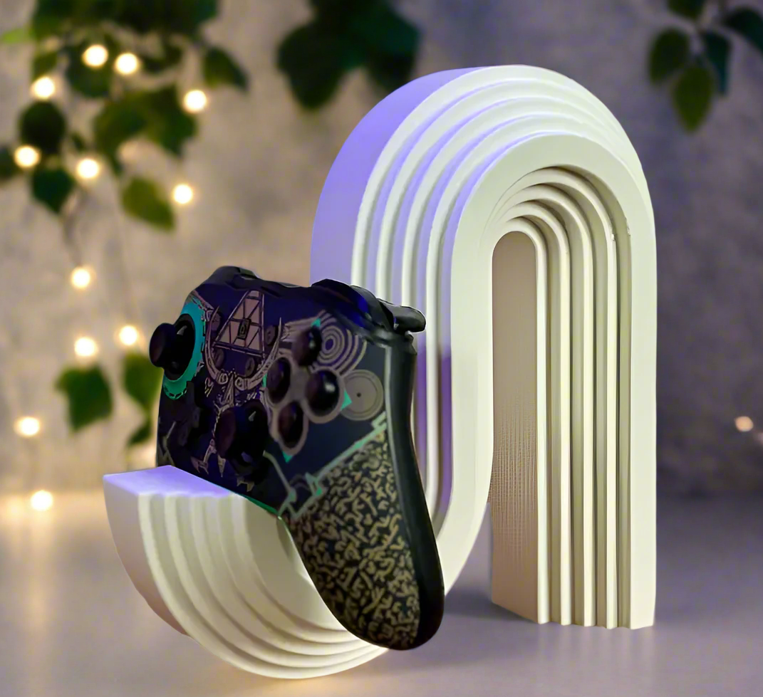 🌊 Modern Wave Controller Stand – Sleek & Versatile Holder 3D Printed In Multiple Color Options🎮