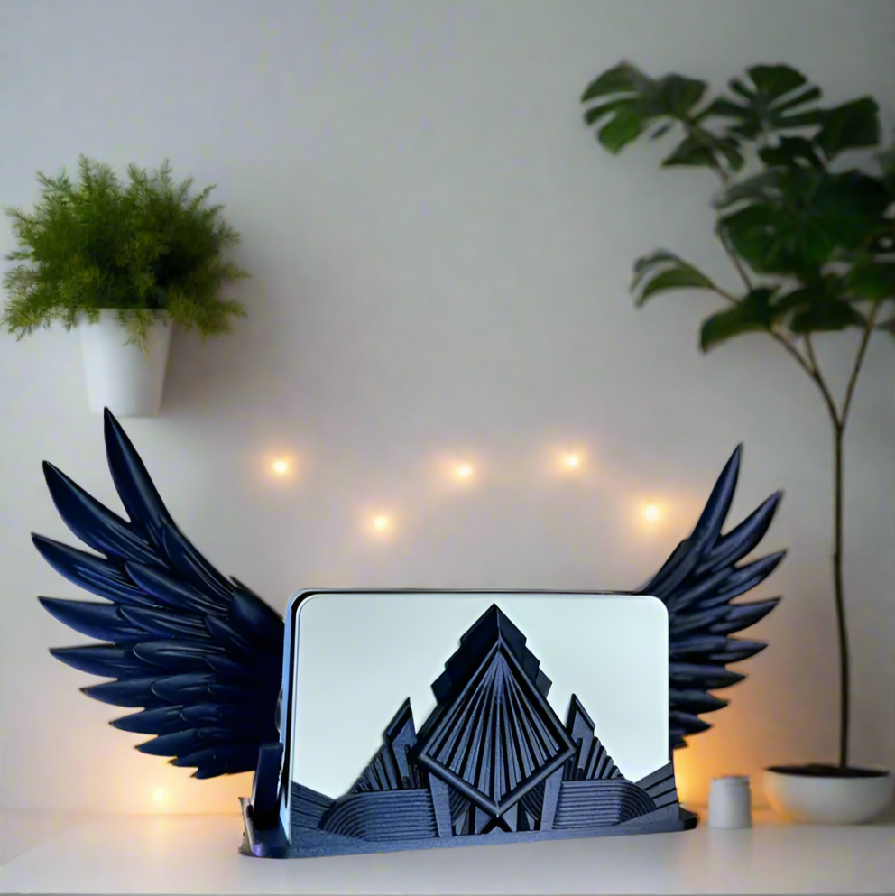 🎮 Art Deco Dock – Elegant Stand for Switch 3D Printed In Multiple Color Options🎮