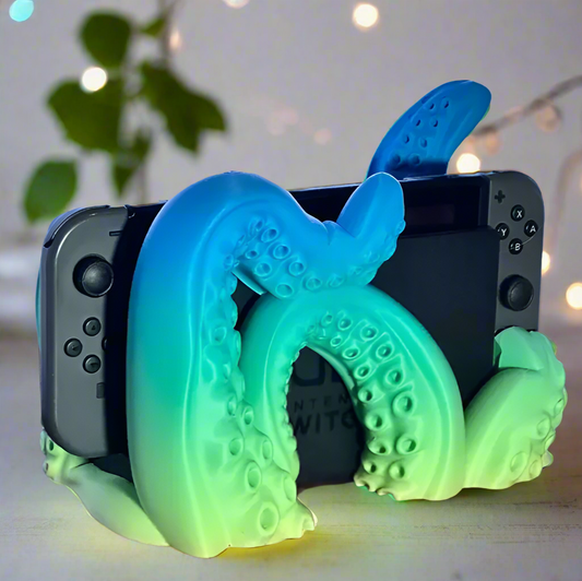 🐙 Tentacle Switch Dock – Playful & Stylish Stand for Your Switch 3D Printed In Multiple Color Options🎮