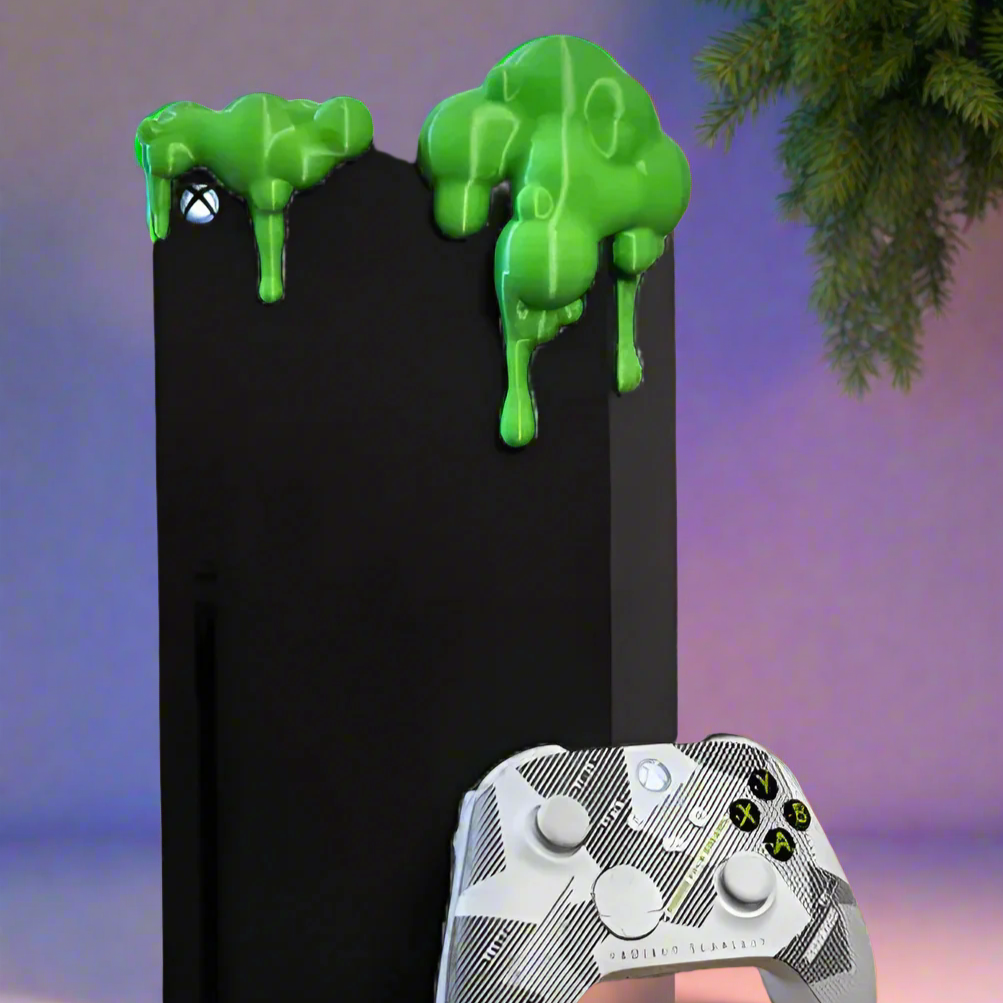 🟢 Gooey Slime Topper – Fun Accessory for Xbx Series X 3D Printed In Multiple Color Options🎮