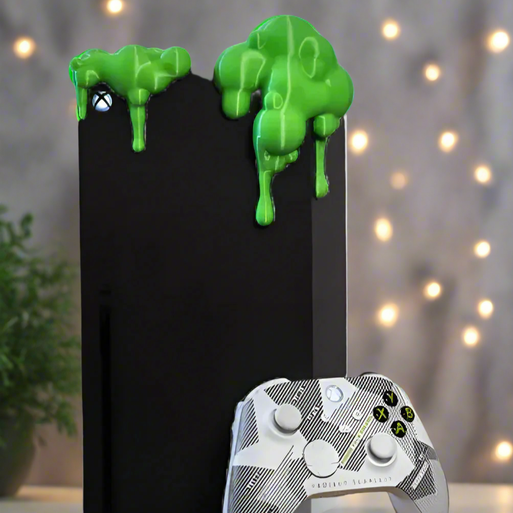 🟢 Gooey Slime Topper – Fun Accessory for Xbx Series X 3D Printed In Multiple Color Options🎮