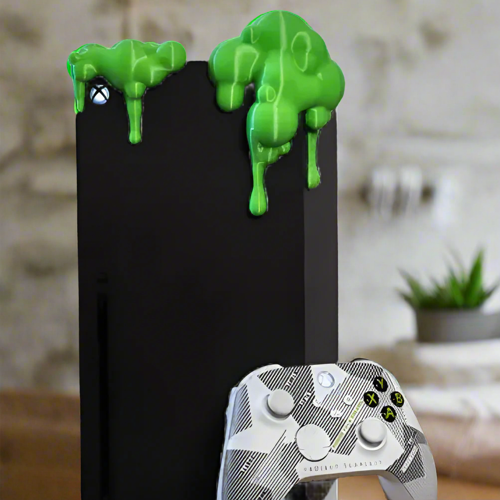 🟢 Gooey Slime Topper – Fun Accessory for Xbx Series X 3D Printed In Multiple Color Options🎮