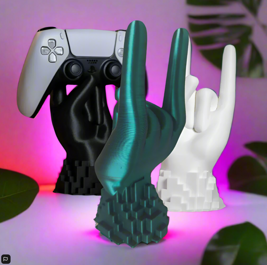🎮 Controller Stand MK.I – Stylish Holder for PS5, Xbx, & Switch Pro & Others 3D Printed In Multiple Color Options 🎮