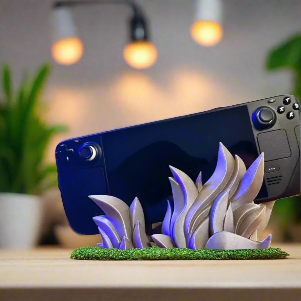 ๐ฅ Flame Steam Deck Dock โ Bold & Stylish Holder for Your Steam Deck 3D Printed In Multiple Color Options ๐ฎ