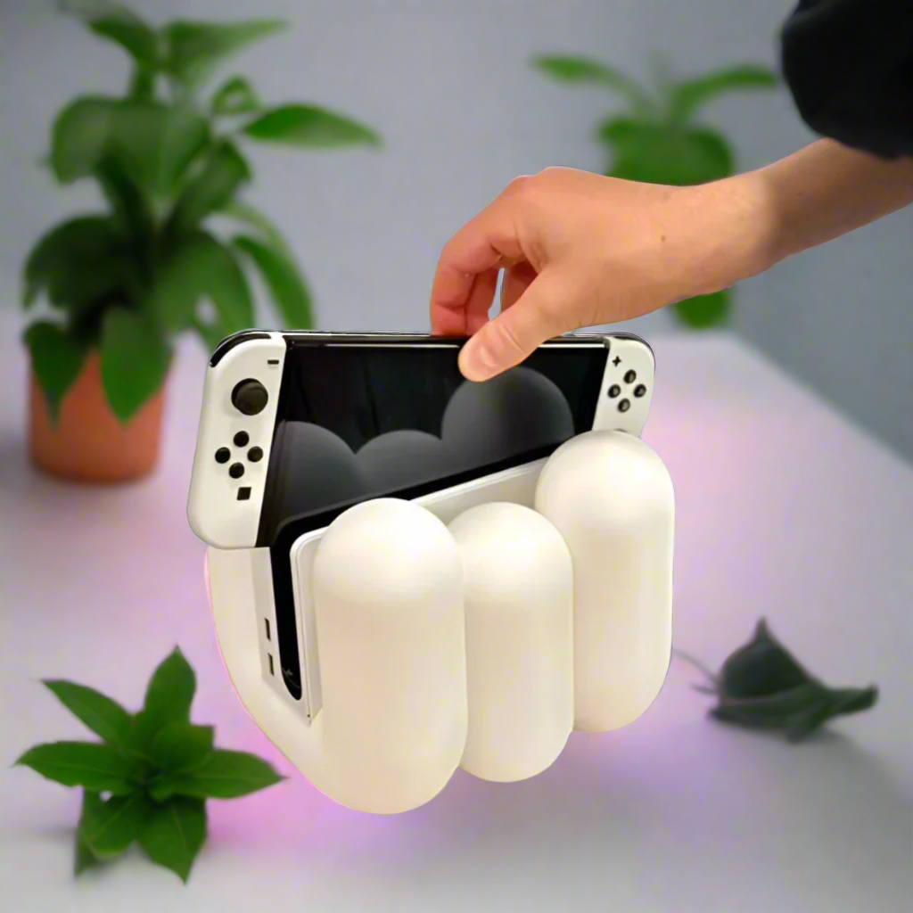 ๐ฎ Capsule Switch Oled Stand โ Modern Design for Your Gaming Setup 3D Printed In Multiple Color Options